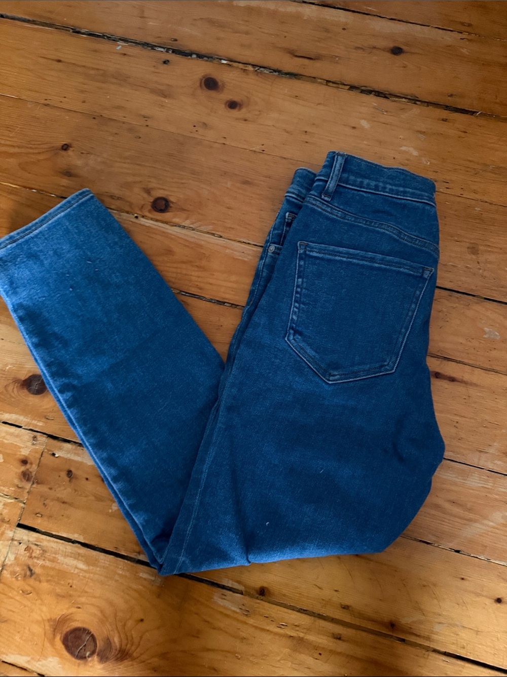 Express women's Skinny Jeans in Dark Blue Denim